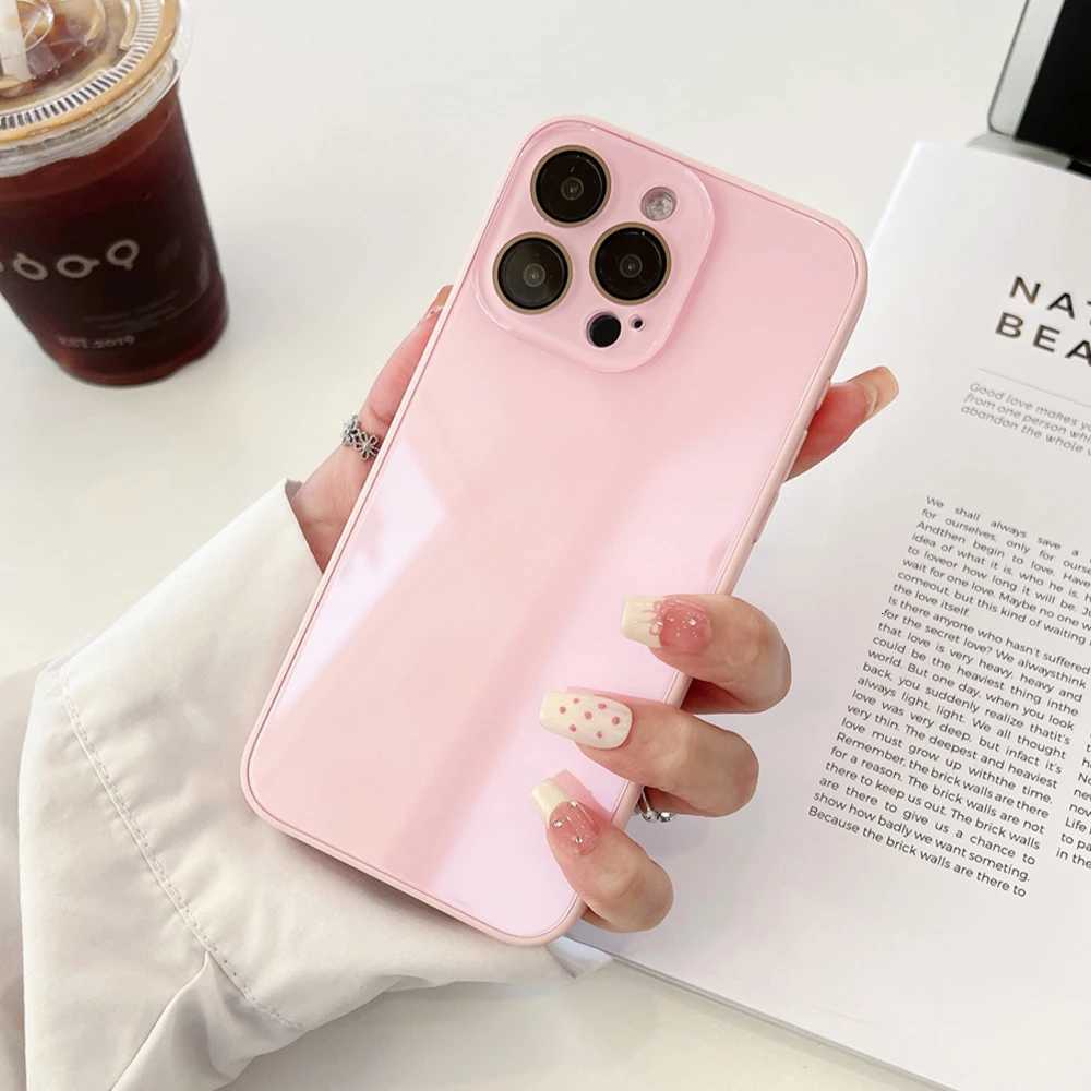 Luxury AG Candy Color Phone Case For iPhone 17 16 15 14 13 12 11 Pro Max Fl Lens Camera Protective Shockproof Back Cover H251203