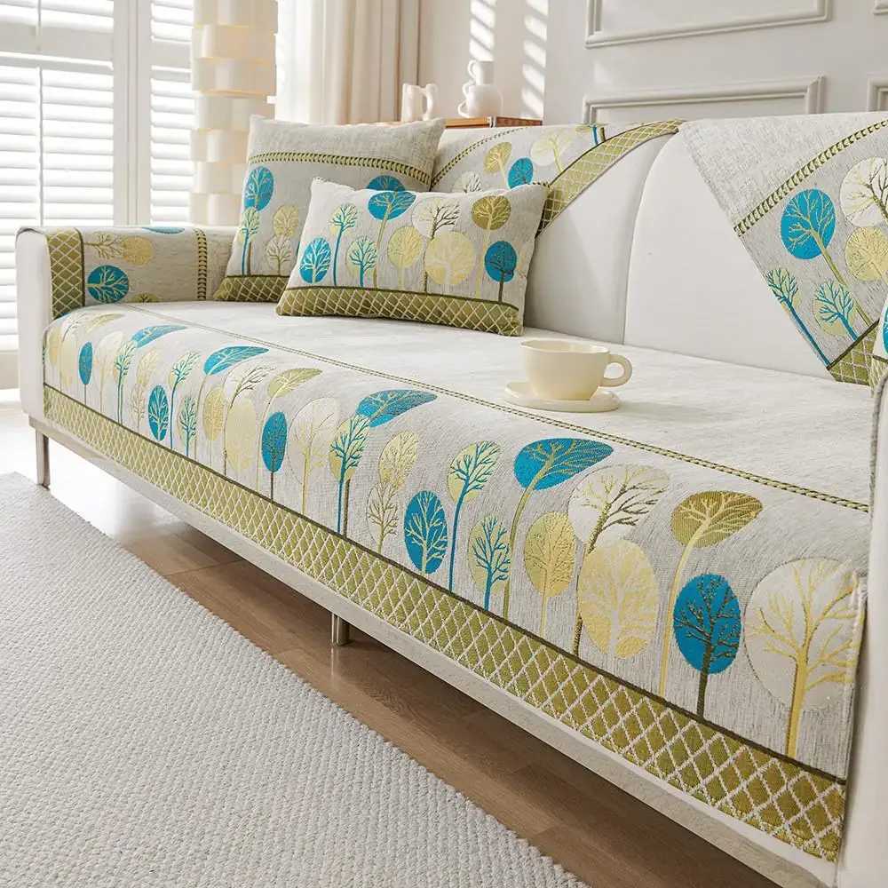 1pcs Chenier Sofa Cover Four Season Universal High-end Anti-skid Seat Mat Nordic Minimalist Modern Backrest Cushion Cloth M251204 - view 3