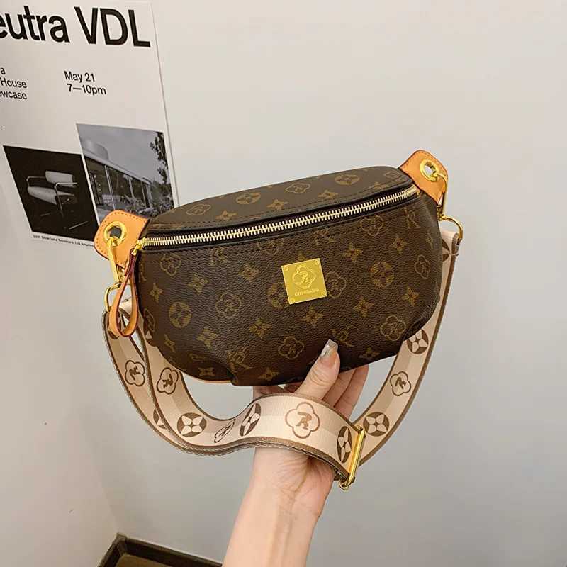 IMJK 31/16/8cm Light luxury design bag for womens chest bag crossbody bag wide shoulder strap dumpling bagT251204