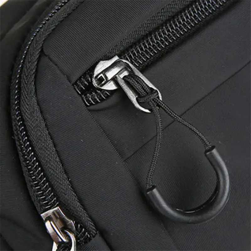 Large-Capacity Sports Single-Shoulder Bag - Anti-Theft Running Waist Pack Multi-Functional Oxford Cloth Crossbody BagT251204