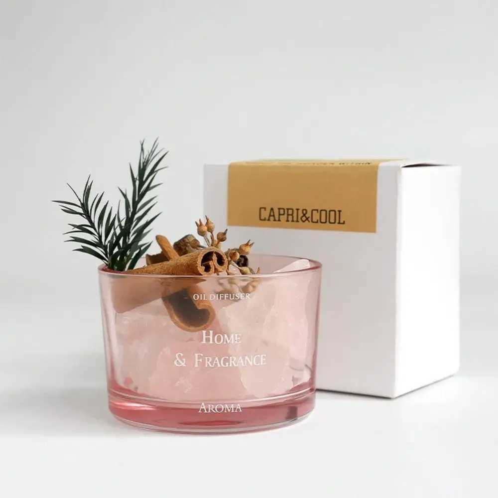 Aromatherapy Crystal Stone Essential Oil Diffuser Slowly Volatile Essential Oil Refill Crystal Stone Aroma Cup Y251204