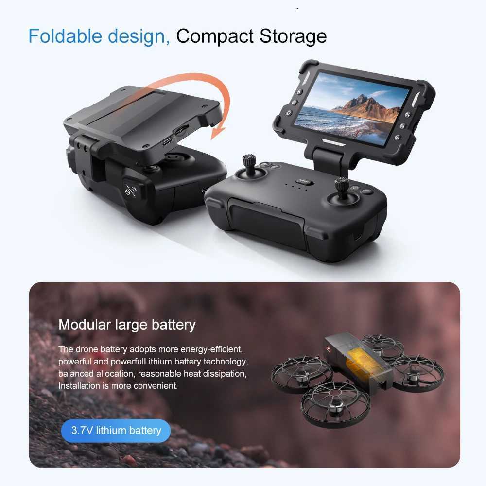 For M8 Drone 4K Professional Dual Camera with Sn 5G WIFI FPV GPS Dron Bless Optical Flow Hover Folding Quadcopter C251204
