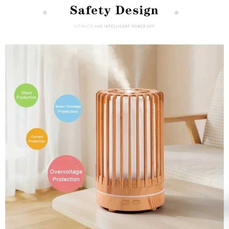 Air Humidifier Aratherapy hine Bird Cage trasonic USB Humidifier Essential Oil Diffuser With Colorf Night Lights C251204