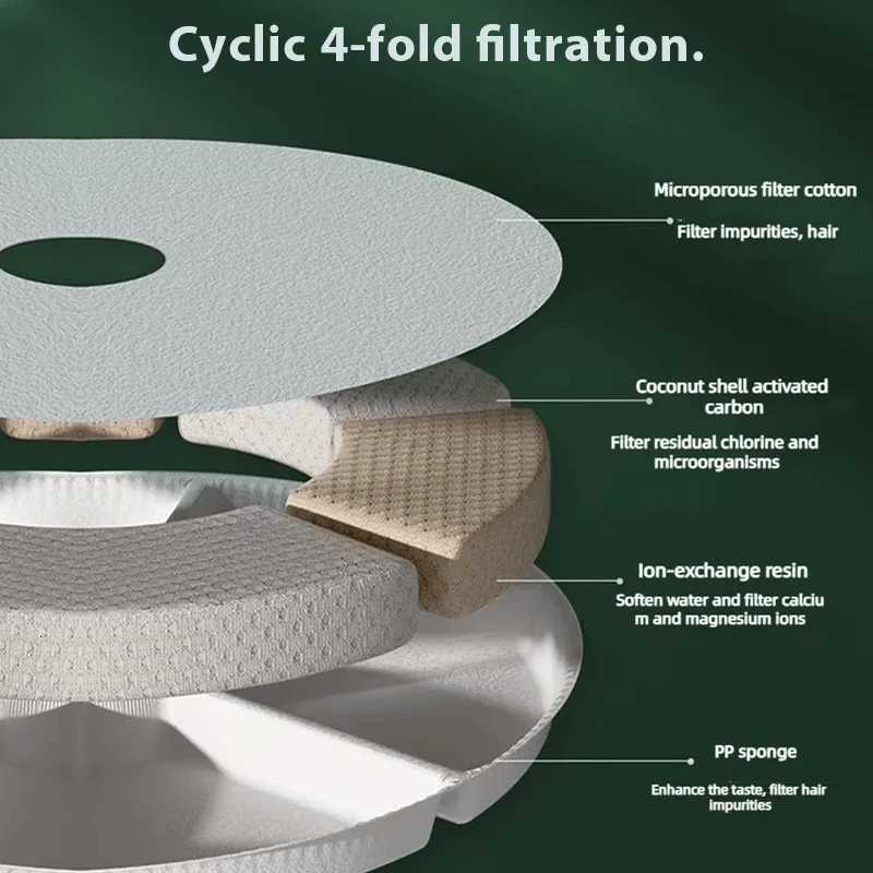 Stainless Steel Automatic Filter Cat Water Fountain Pet Water Dispenser Smart Pet Drinking Fountain With Faucet Feeders Drinker M251204