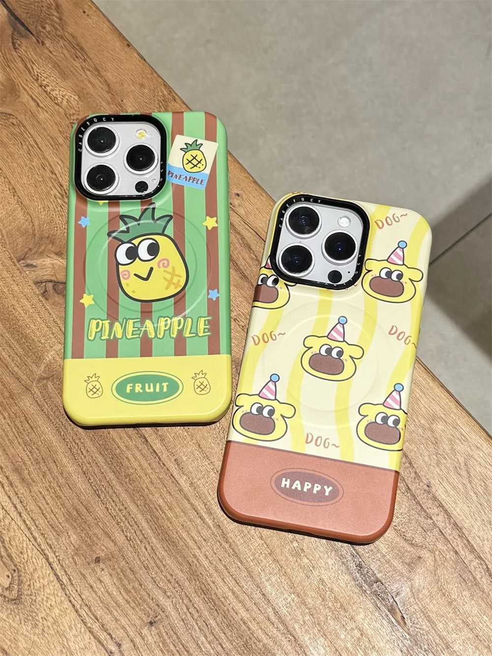 INS Fashion Line 3D Puppy Magnetic Holder For Stand Case for iPhone 17 16 15 Pro Max 14 13 Funda Cute Protective Cover H251203