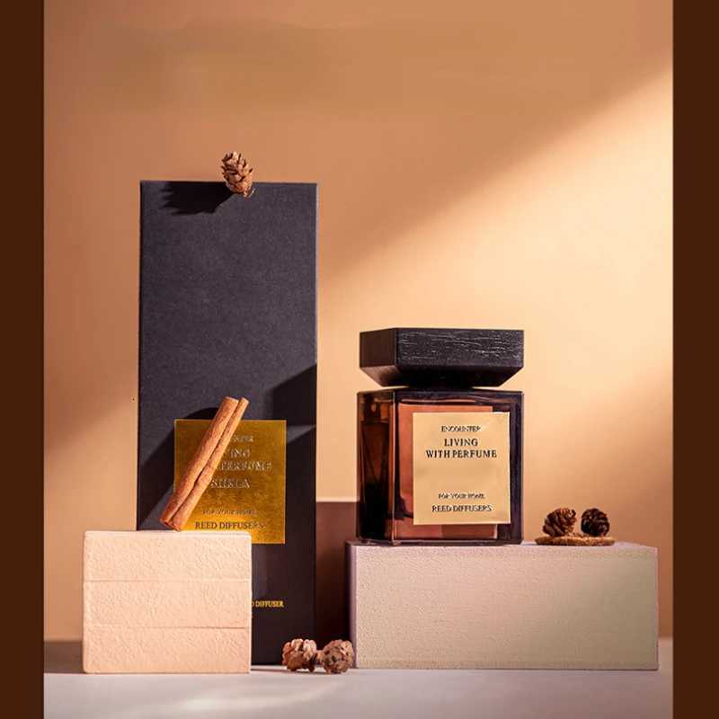 200ml Advanced Aromatherapy Indoor Bedroom Long Lasting Reed Diffuser Sets Living Room Toilet Fresh Air Aromatherapy Ornament Y251204