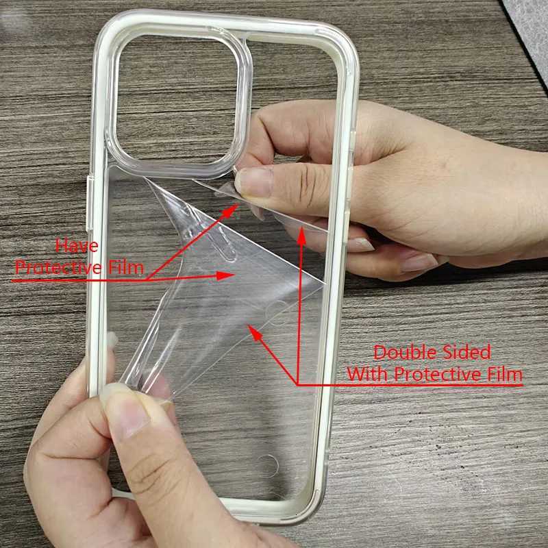 Luxury Candy Color Frame Clear Back Phone Case For iPhone 17 16 15 14 13 12 Pro Max 11 16PLUS 17 Acrylic Shockproof Bumper Cover H251203