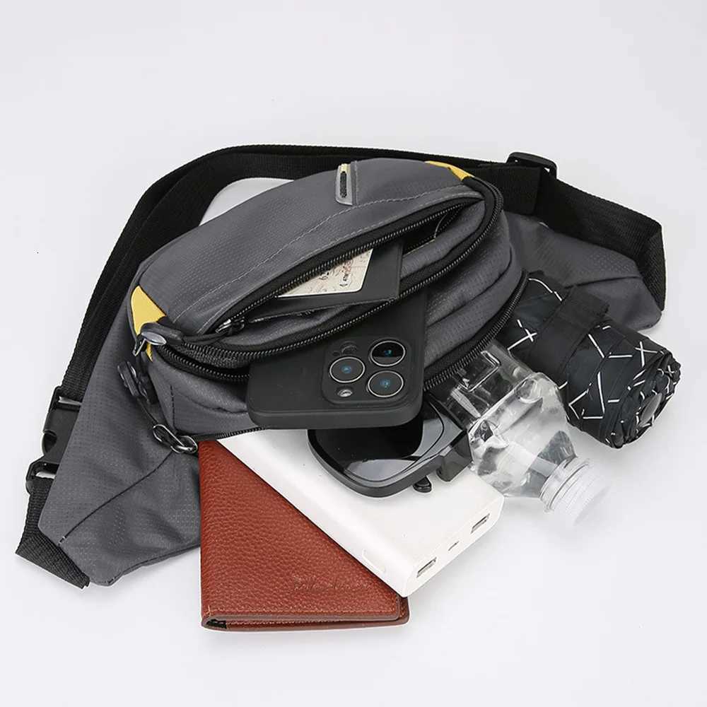 Multi-functional outdoor sports waist bag mens large-capacity multi-layer crossbody single-shoulder bag A-DHT251204