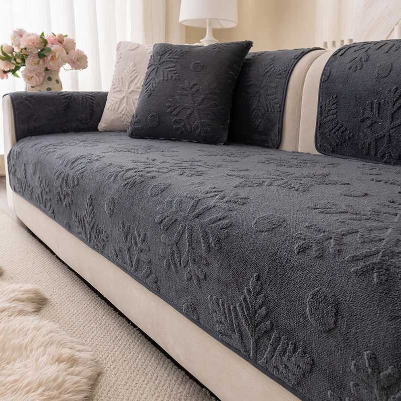 Christmas French Thickened Warm Sofa Cover Fabric New Anti Slip One-piece Sofa Cushion Warm and Comfortable in Autumn and Winter M251204 - view 6