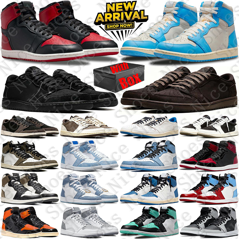 With Box Basketball 1 1s Shoes low Designer sneakers trainers high for mens womens shoe chaussure sneaker Outdoor chaussures scarpe schoenen trainer runners