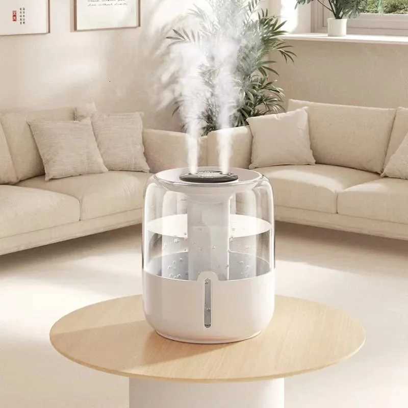 New 4L Large Capacity Humidifier USB Double Spray He Dormitory Off Bedro Desktop With Small Night Light C251204