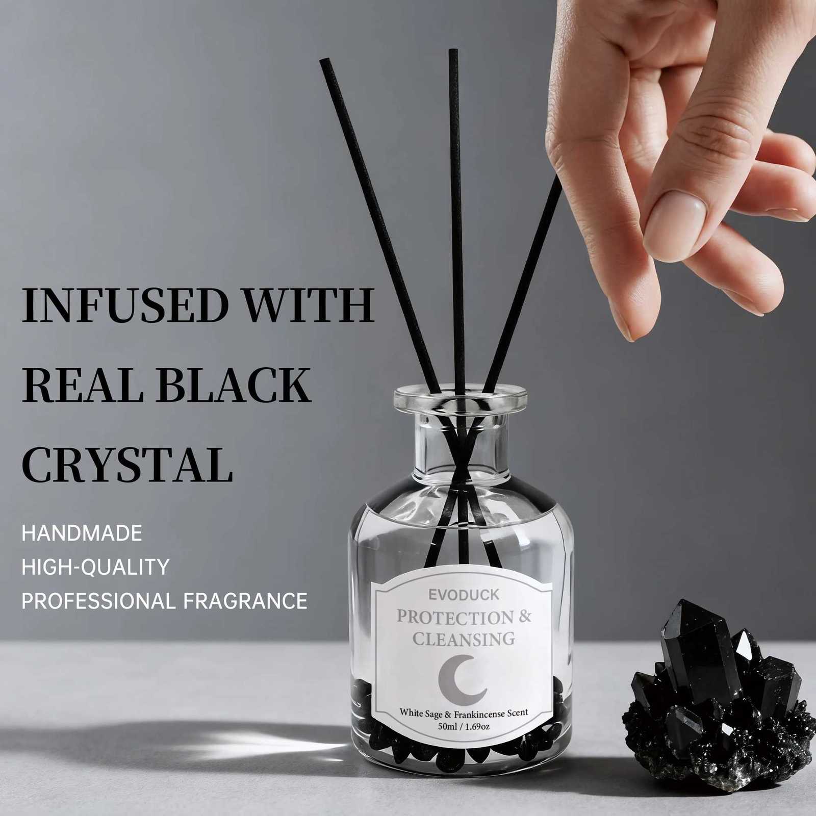 50ml Aromatherapy Essential Oil Flameless White Sage Oil With Reed Diffuser Stick Home Room Air Freshener Decor Y251204