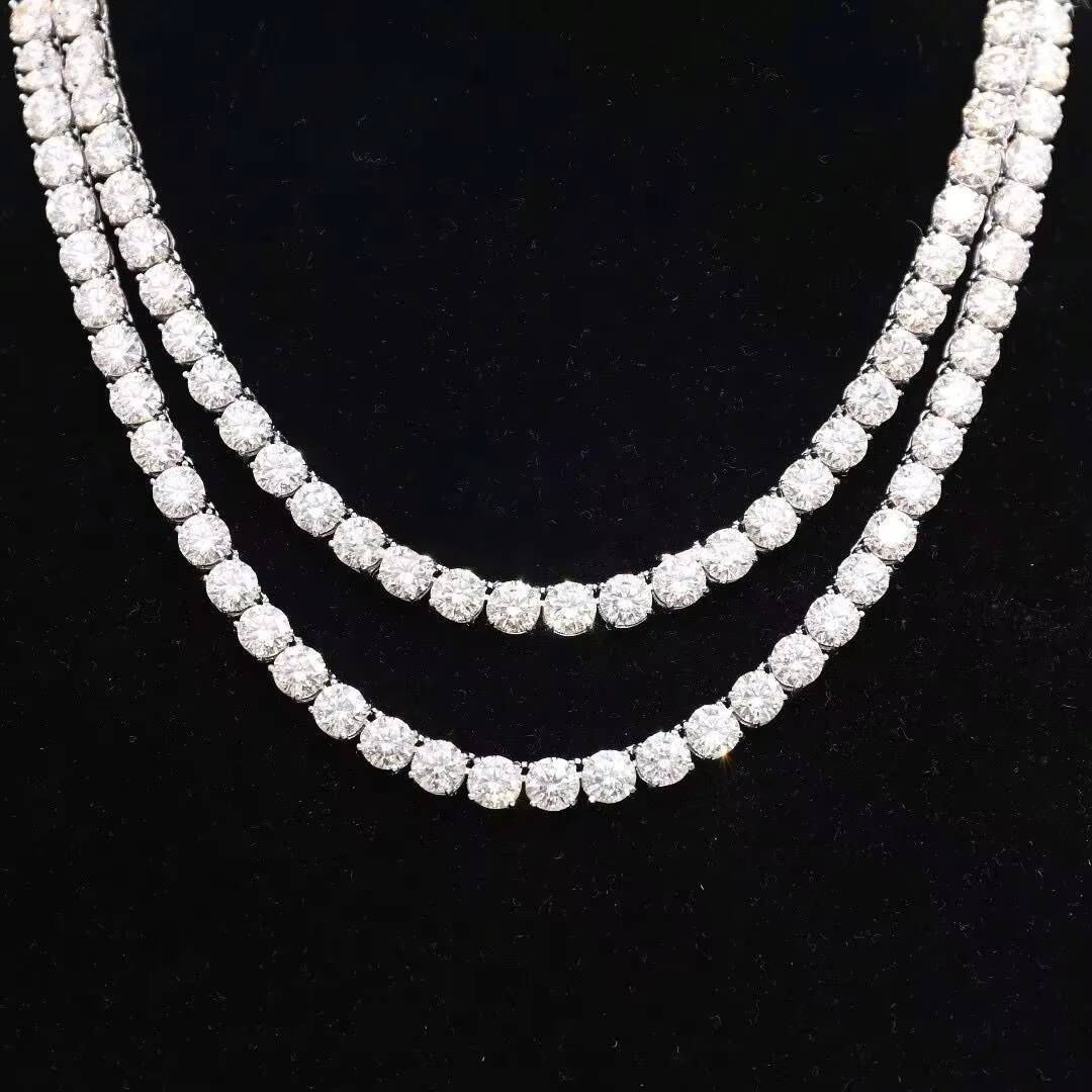 Cheap Personalized Wholesale Price Moissanite Baguette Tennis Chain