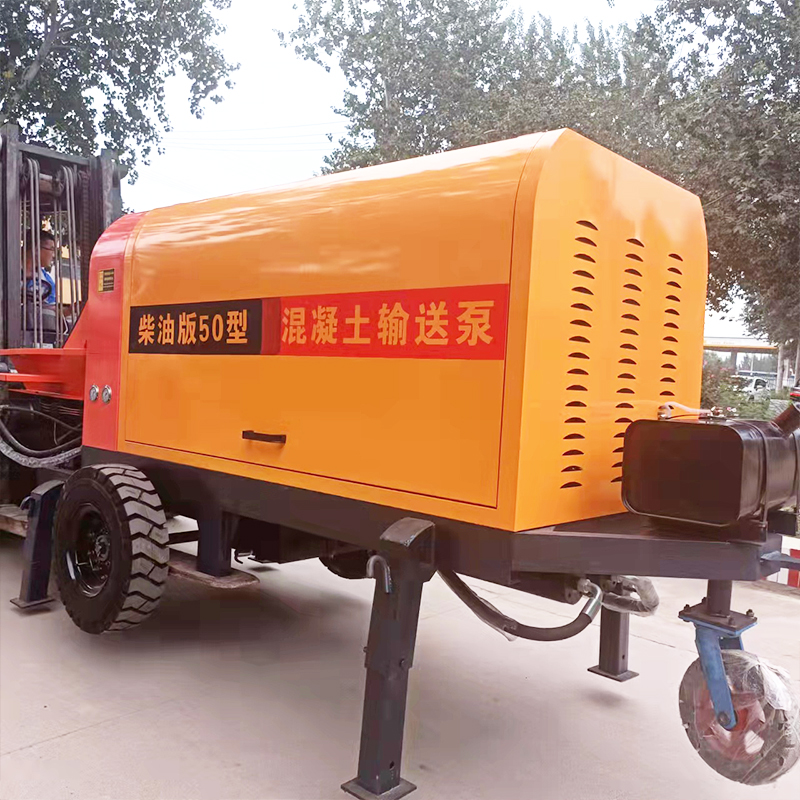 Economical Concrete Pump Prices Industrial Stationary Concrete Pump With Mixer for Small Construction Projects