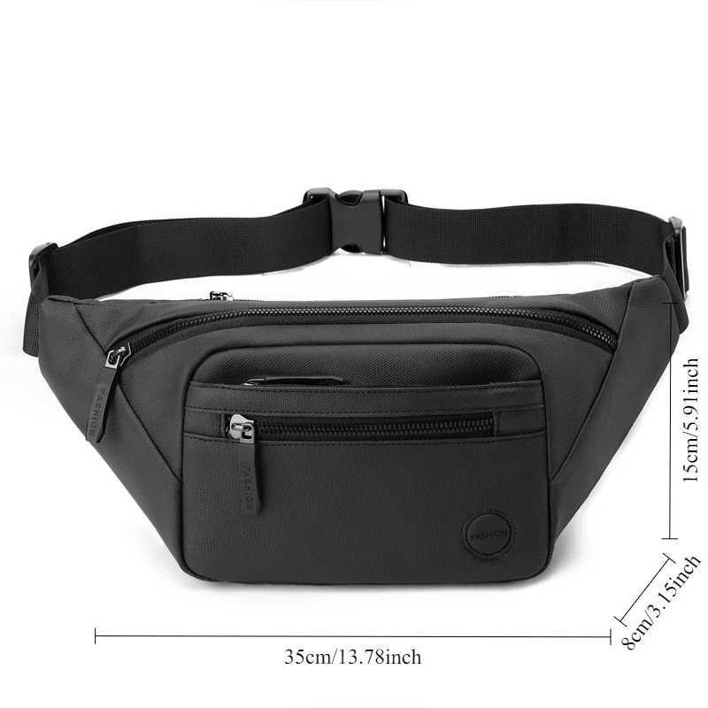 Unisex Waterproof Waist Bag Pack Male Belt Pouch Ladies Kangaroo Hip Phone Work Purse - Travel Gear for Men And Women Fanny PackT251204