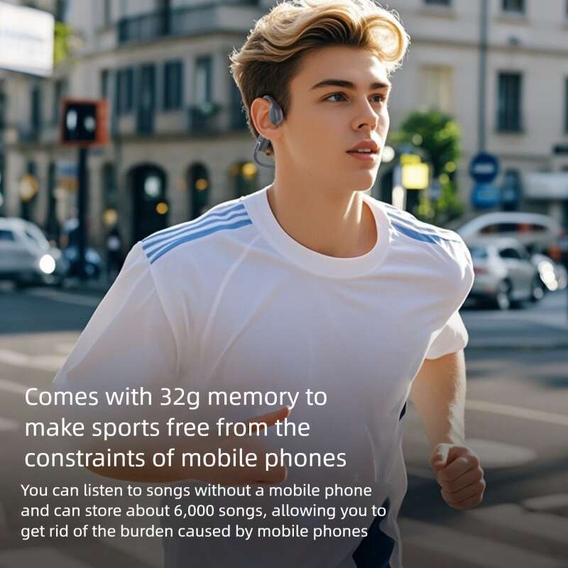 Famous Brand Cross Border X Bone Conduction With G Memory Long Battery Life HD Call Wireless Sports Bluetooth Swimming Earphones