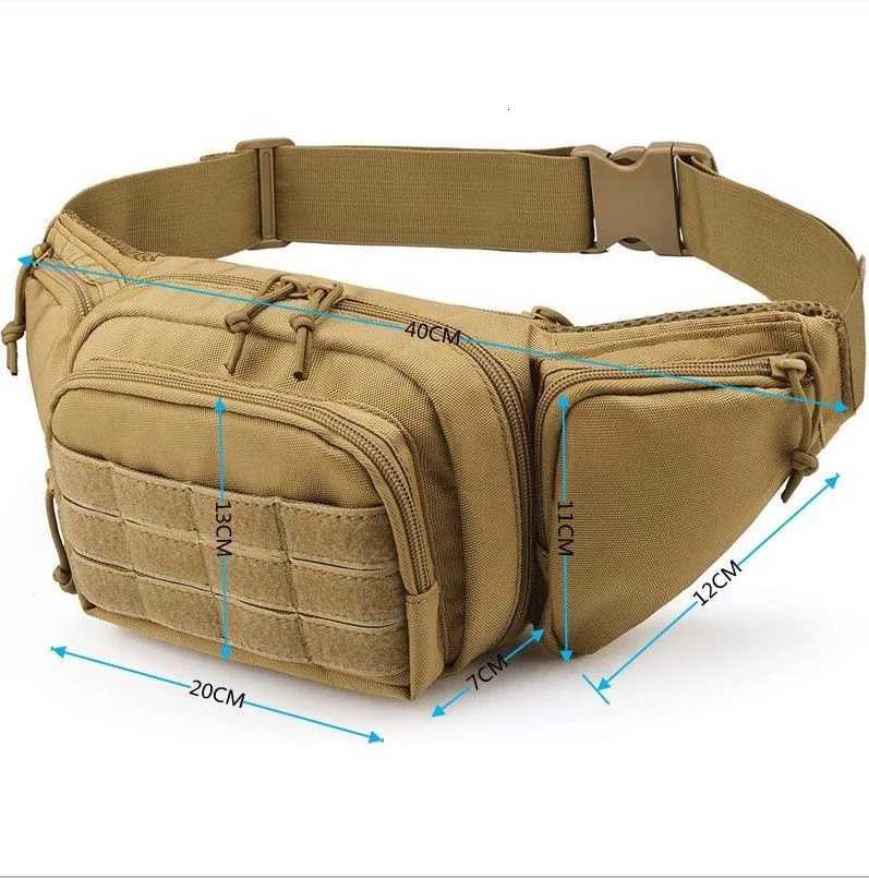 Outdoor multi-functional waist bags large-capacity small outdoor lightweight running crossbody bags tactical waist bagsT251204