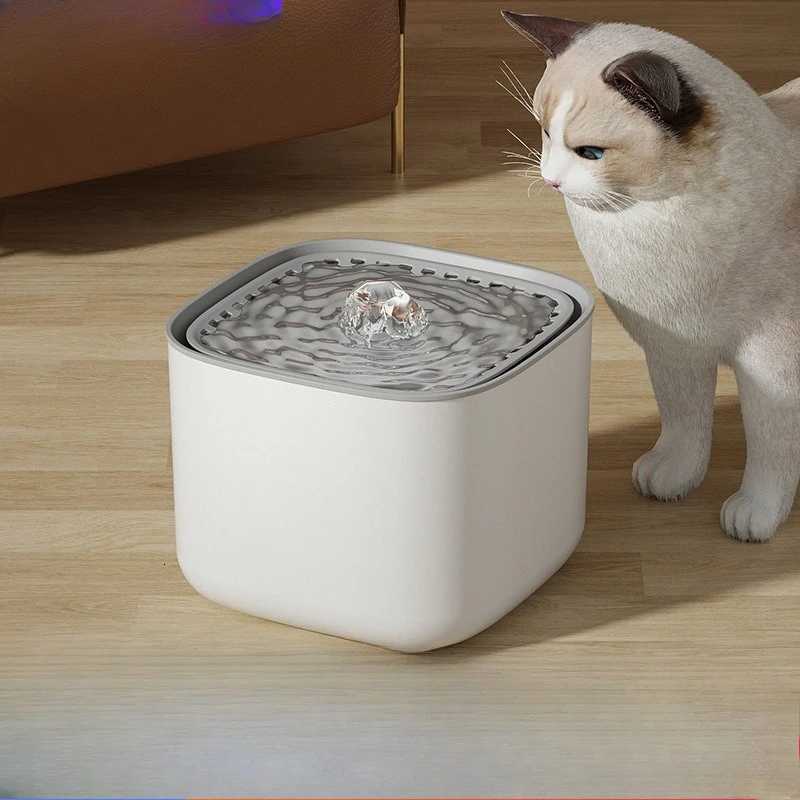 3L Cat Water Fountain Auto Recirculate Filter Large Capacity Filtring Cat Water Drinker USB Electric Mute Cats Water Dispenser M251204