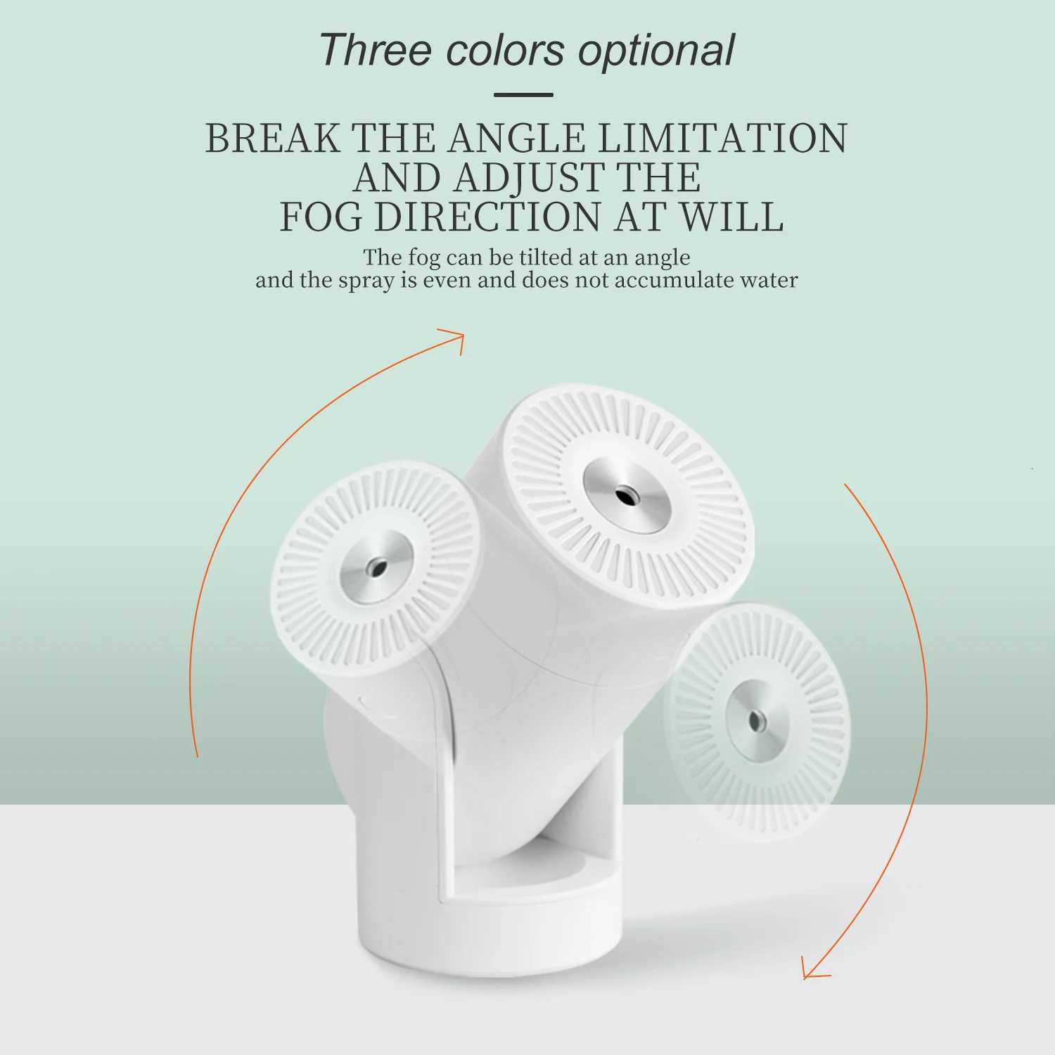 360 Oscillating Humidifier Air Purifier Smart Desktop Mist Control with tra-Quiet USB Operation C251204
