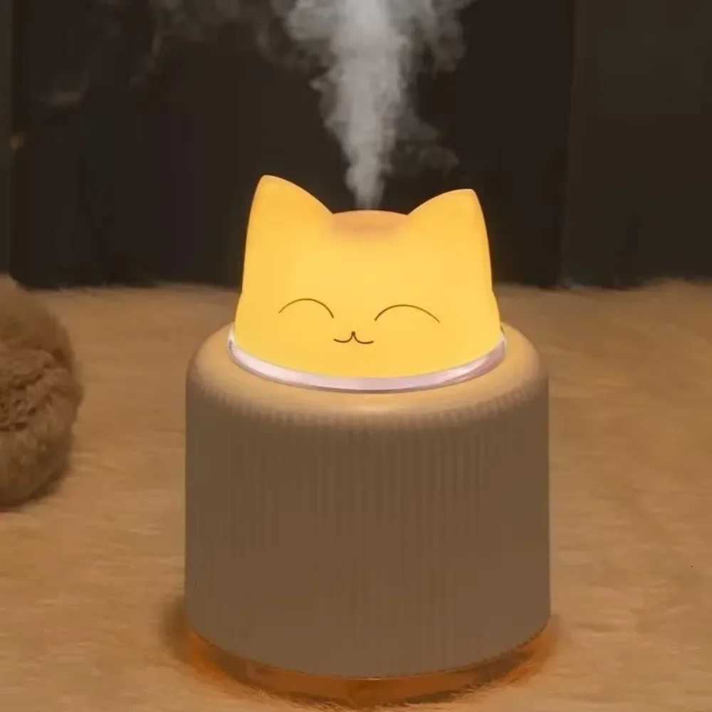 Cute Cartoon Humidifier Lamp Pet Humidifier Atmosphere Night Light Car Off Desktop Hydration Silent Net Celebrity Gift C251204