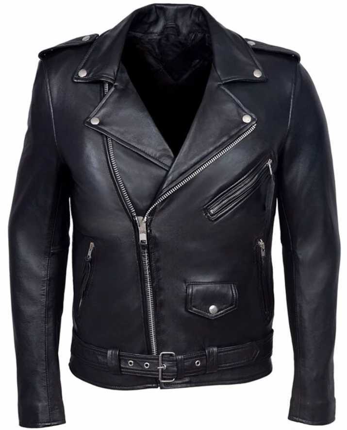 Leather Jacket Men Collar Slim Pu Leather Jacket Fashion Motorcycle Causal Coat Mens Moto Biker Leather CoatT251204