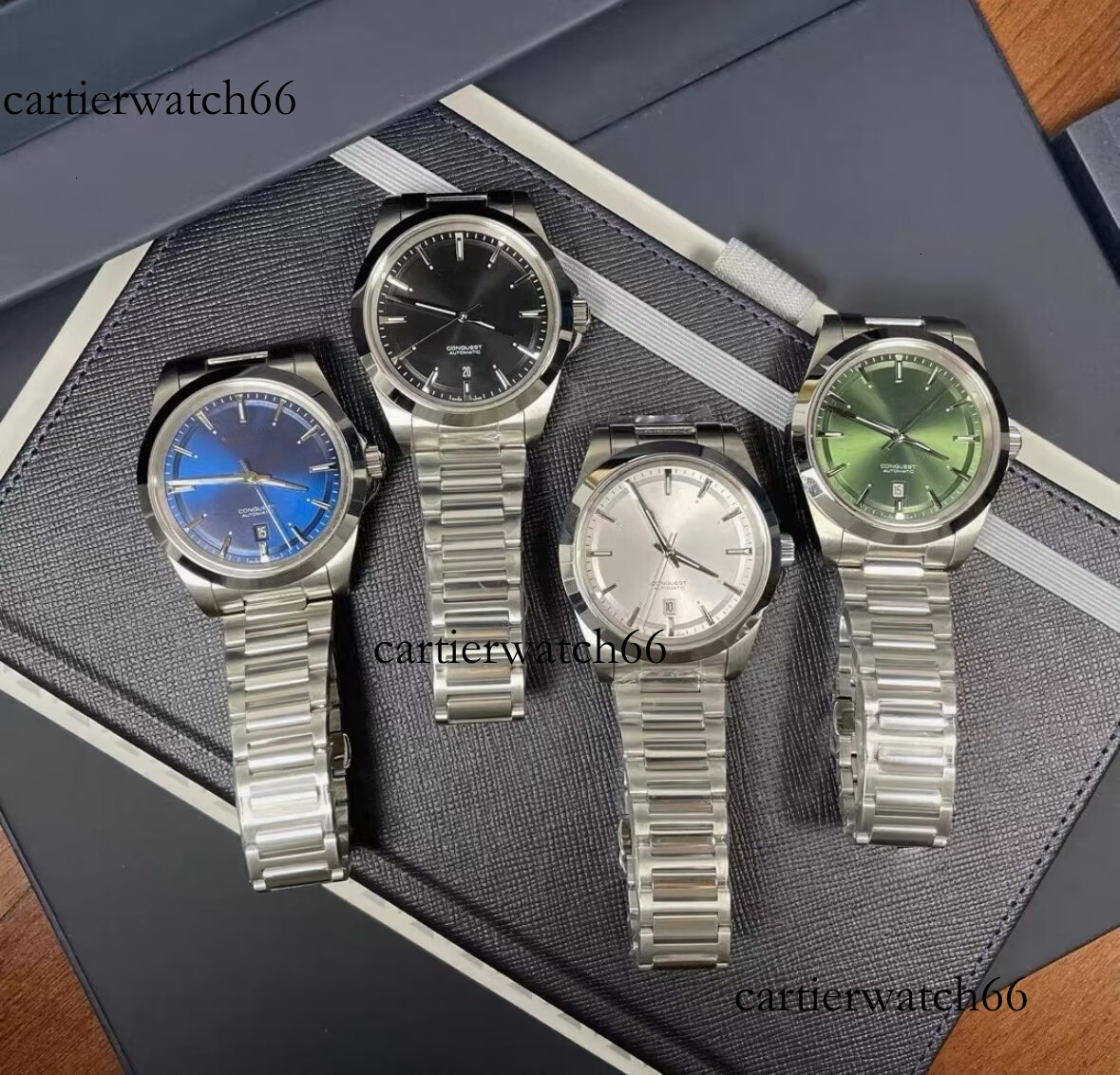 longi watch Conquest New Deisgner Long Watches Couple Watches Men Women High Quality Watch Gift Fashion Automatic Mechanical Movement 34mm 41mm d2 b1