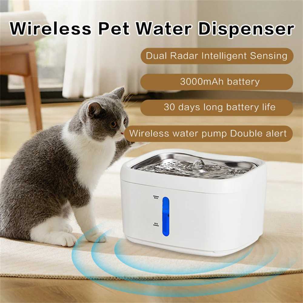 Tuya smart APP Pet Water Dispenser Cat Automatic Water Feeder Circulating Filter Ultra-Quiet Water Pump Ddog Drinking Supplies M251204
