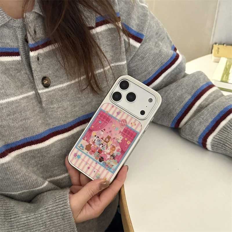 Fashion Solid Color Cute 3D Cat Phone Case For iPhone 17 Pro 15 14 16 Pro Max Cover Shockproof Protective Cases For Wen Girls H251203