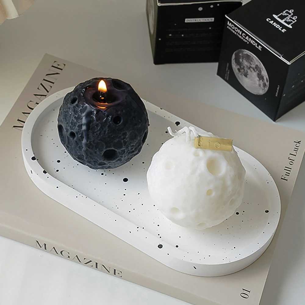 Creative Lunar Shape Scented Candles Home Decor Candle For Party Birthday Room Decoration Gift Y251204