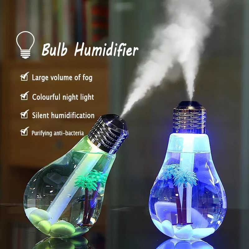 Mute Small USB Bb Humidifier Large Capacity Desktop Colourf Night Light Humidifier Air Mini Aratherapy hine C251204