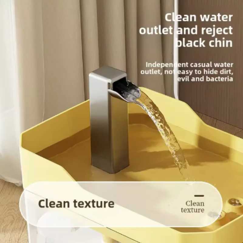 Cat Water Fountain Auto Filter Transparent Drinker USB Anti-Dry Burning Recirculate Filtering Water Dispenser with Pump M251204