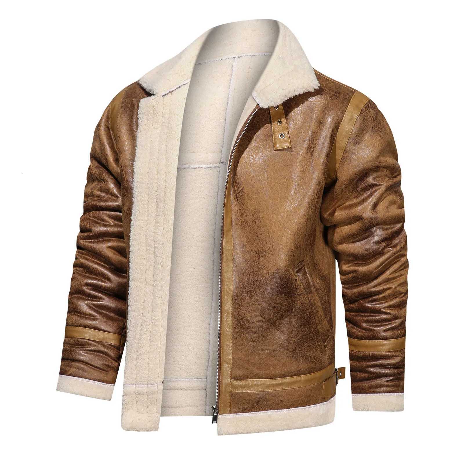 Coat And Tie for Men Mens Casual Winter h Jacket Warm Coat Jacket Turn-down Long Sleeve Zipper Pockets Fashion Lamp JacketT251204