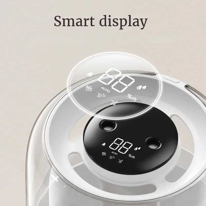 New 4L Large Capacity Humidifier USB Double Spray He Dormitory Off Bedro Desktop With Small Night Light C251204