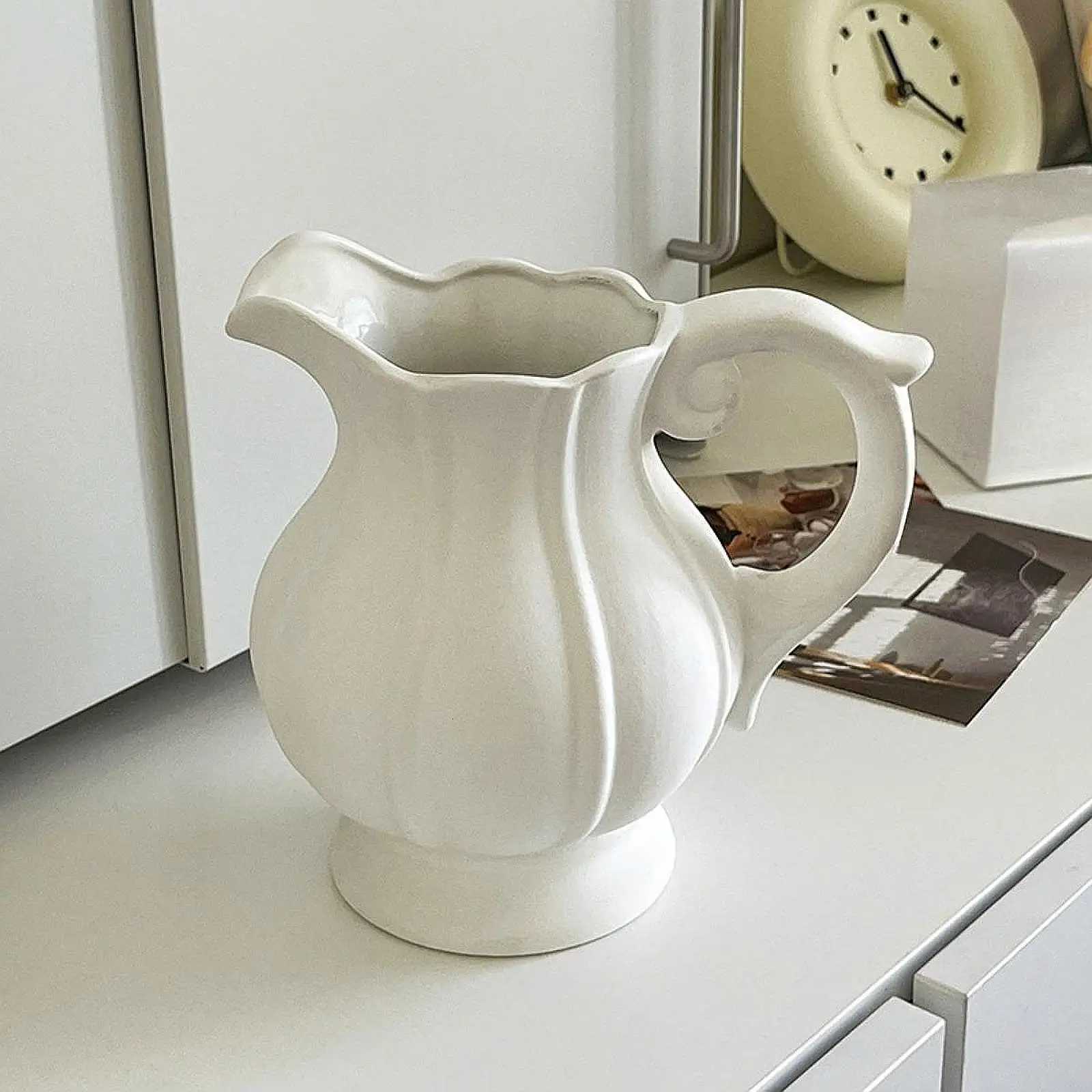 Flower Vase Farmhouse Pit Vase Creative Table Ornament Wedding Centerpieces H251204