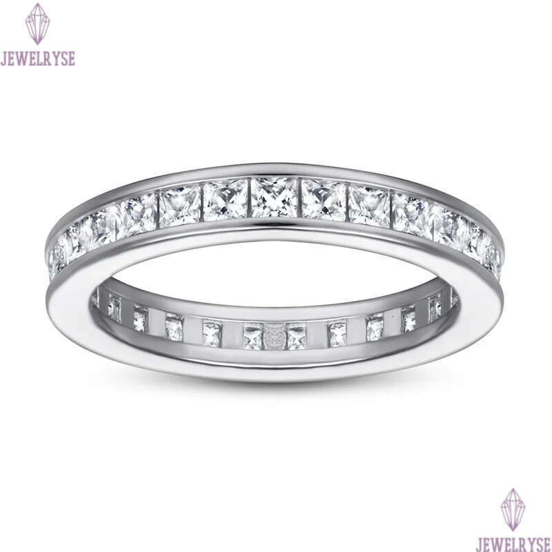 square diamond rose gold ring designer for luxury 925 sterling silver 5A zirconia engagement wedding band rings jewelry woman valentines day gift box 