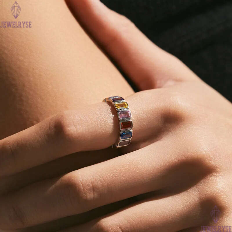 luury sweet colordul heart ring for woman diamond s925 sterling silver party school home 5A cubic zirconia designer rings jewelry size 6-9 girls frien