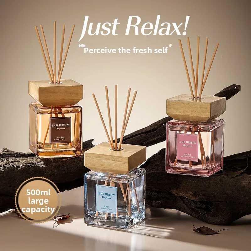 Oriental Large Capacity Reed Diffuser - Oud Rose Flameless Scent for Hotel/Home Decor 90-Day Long-Lasting with Bamboo Sticks Y251204