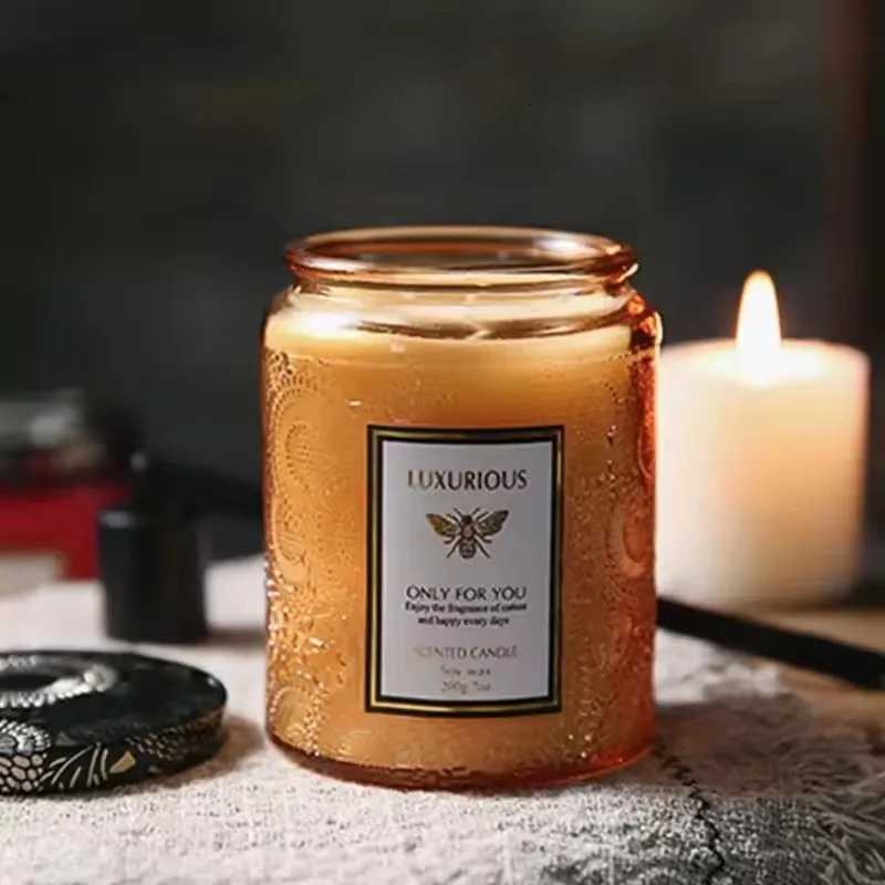 one Fragrant Candle Cans Room Decoration Soy Wax Smokeless Aroma Low Temperature Romantic Oil Fragrance Velas Birthday Candles Y251204