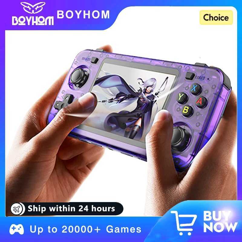 Best R36S R36H Retro Handheld Video Game Console Linux System 35 Inch IPS Sn Portable Pocket Video Player 64GB 128G Games H251204