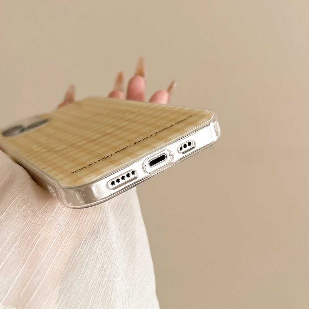 Cute w Grid Wireless Charge For Cartoon Case for iPhone 15 16 14 13 17 Pro Max Magnetic Shockproof Bumper Cover H251203
