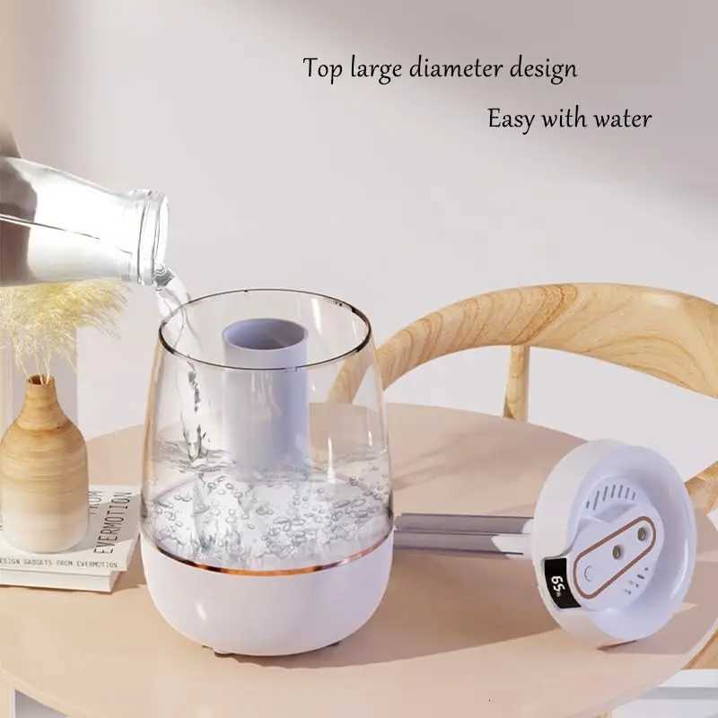 Night Light Humidifier Double Spray Port Anti-Dry Burning 3L Large Capacity Humidity Detection SnCute Aesthetic Stuff He C251204