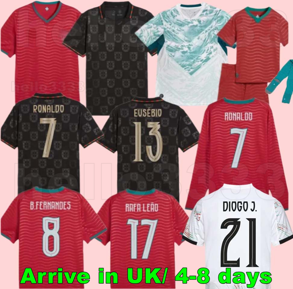 2026 Portugal soccer jerseys B.FERNANDES R. Leao JOAO FELIX PEPE BERMARDO camisa de futebol VITINHA football shirt Men Kids kit women RoNalDo Portuguese DIOGO