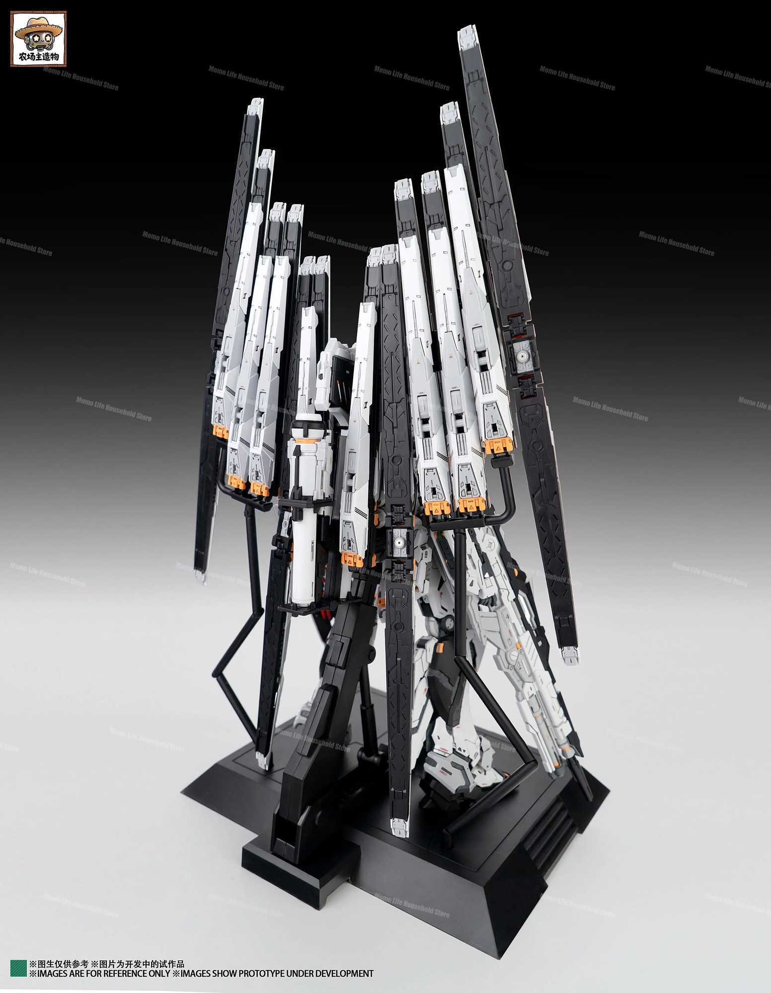 New NONGCHENGZHU 1/100 MG RX-93 v GK Assembly Model Kits Plastic skeleton Anime Action Figure Robot Plastic Model Gifts Toys J251204