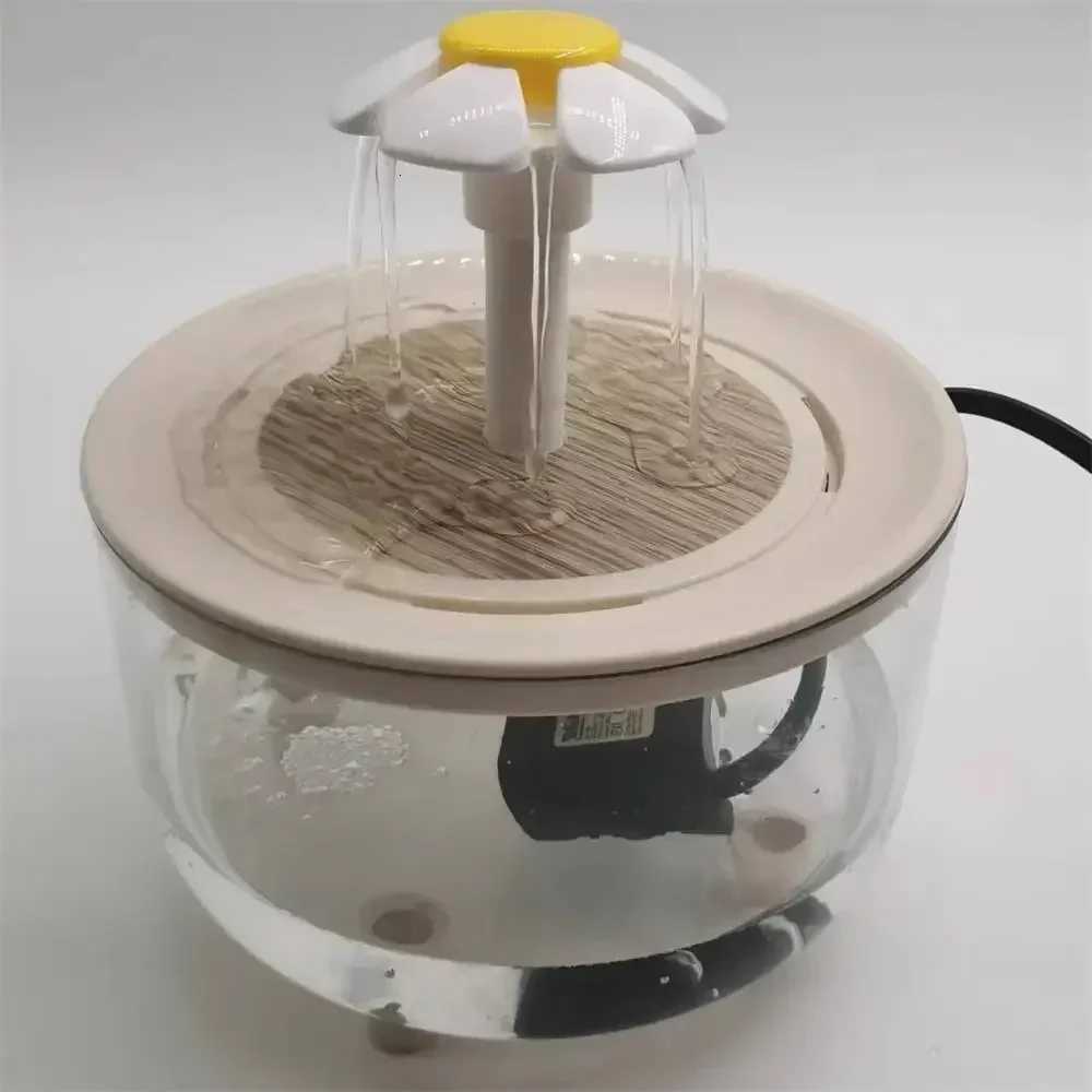 Crystal-Clear USB-Powered Cat Water Fountain with Auto-Circulation for Fresh Hydration M251204