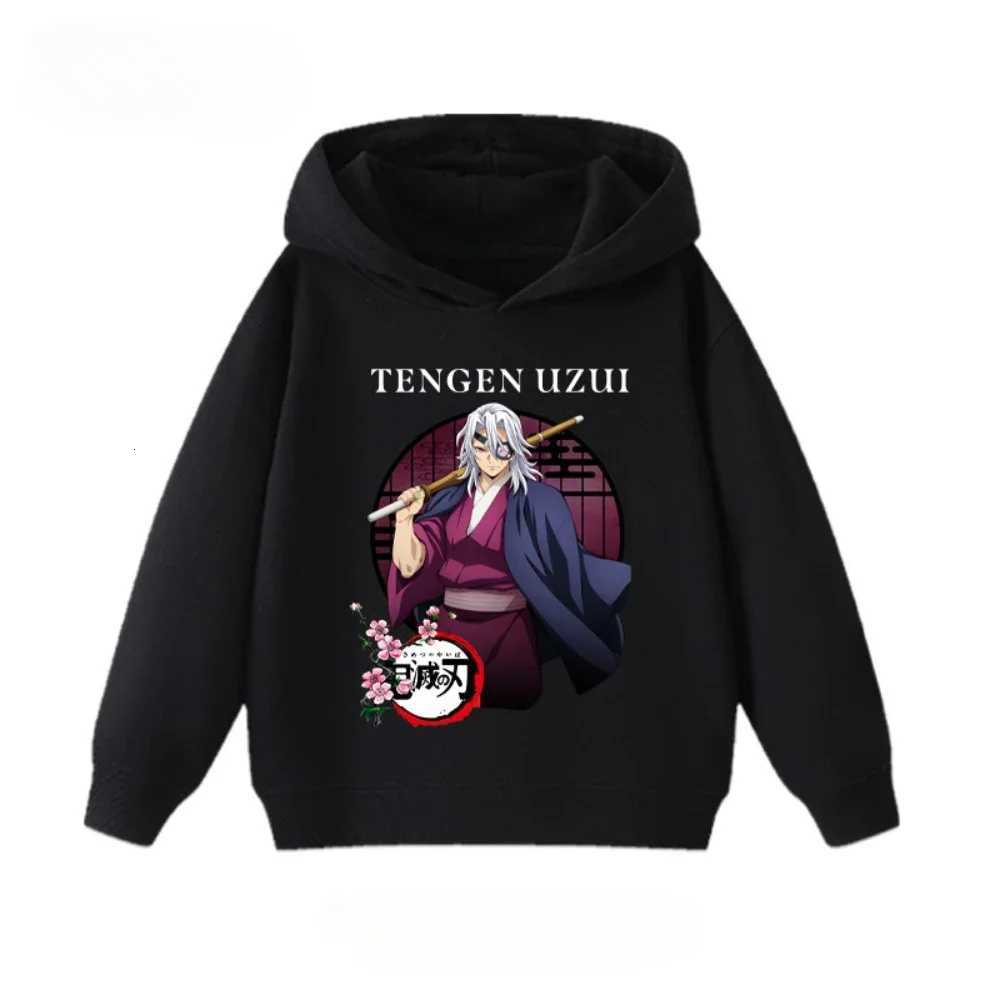 Demon Slayer Kimetsu No Yaiba - Muichiro Tokito Tanjiro Childrens Hoodies Autumn and Winter Warm Childrens SweatshirtsW251204