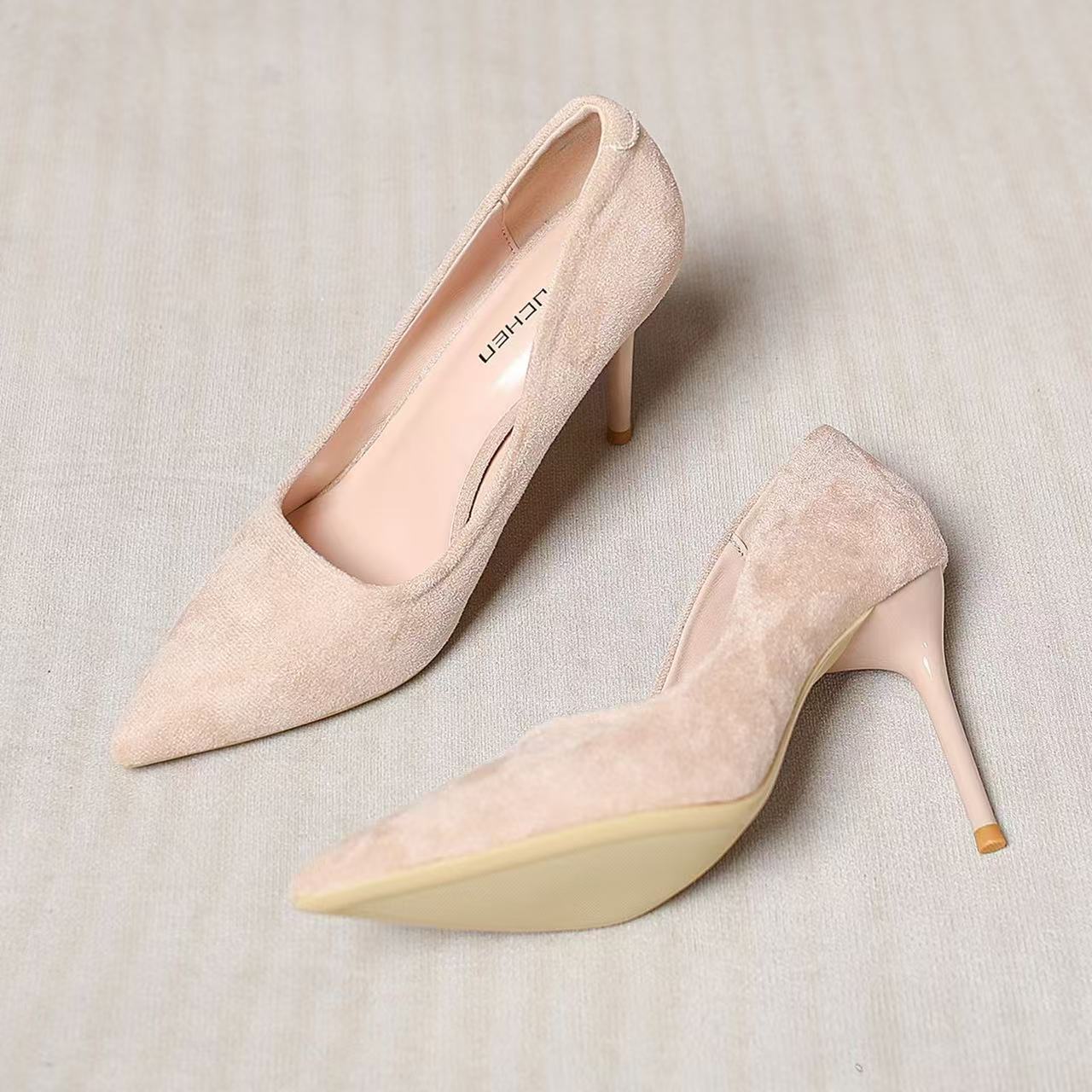 Brand heels Women High Heels Shoes Designer Red Soled Peep Pointed Toe Sandals 6cm 8cm 10cm 12cm Nude Black Patent Leather Woman Pumps shoes 35-45