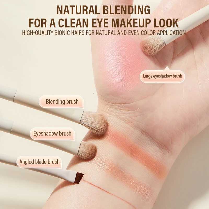 5/7/10/12pcs Professional Makeup Brushes Tools Set White Eyeshadow Eyeliner Foundation Brush Women Facial Beauty Cosmetic ToolT251205