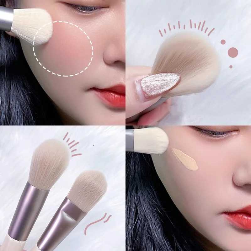 8pcs Professional Makeup Brush Set Cosmetic Powder Eye Shadow Foundation Blush Blending Concealer Beauty Make Up Tool BrochasT251205