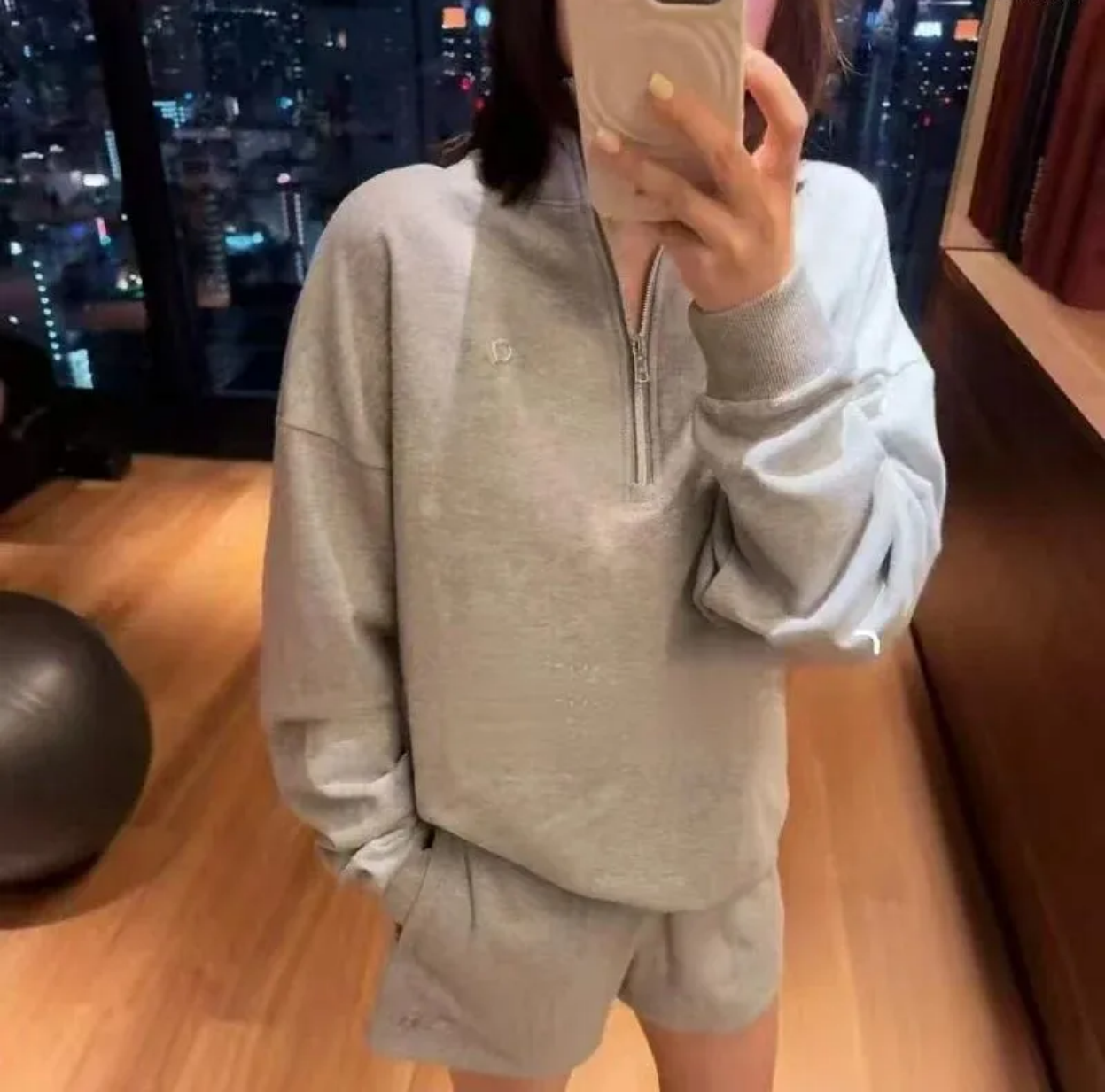 Women s Hoodies Women Spring Basic Hoodie Outdoor Fashion Half Zipper Pullovers Autumn Solid Casual Pocket Long Sleeve Sweatshirt Black Tops 5481
