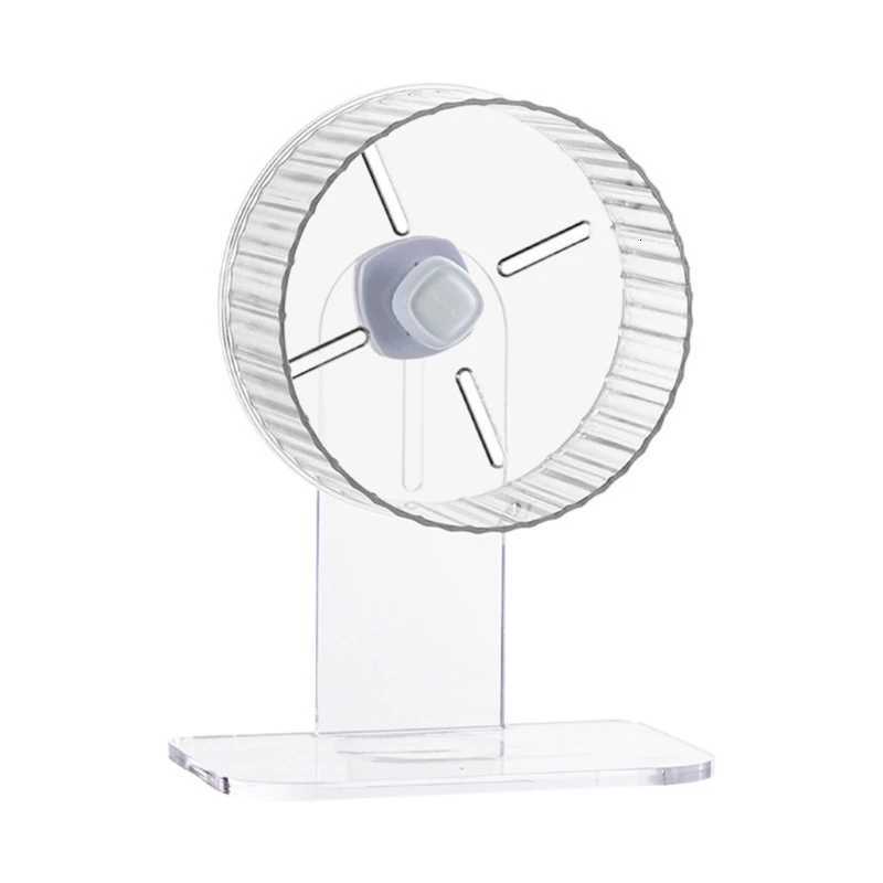 Pet Hamster Exercise Running Wheel with Stand Playing Supplies Cage Attachment M251205